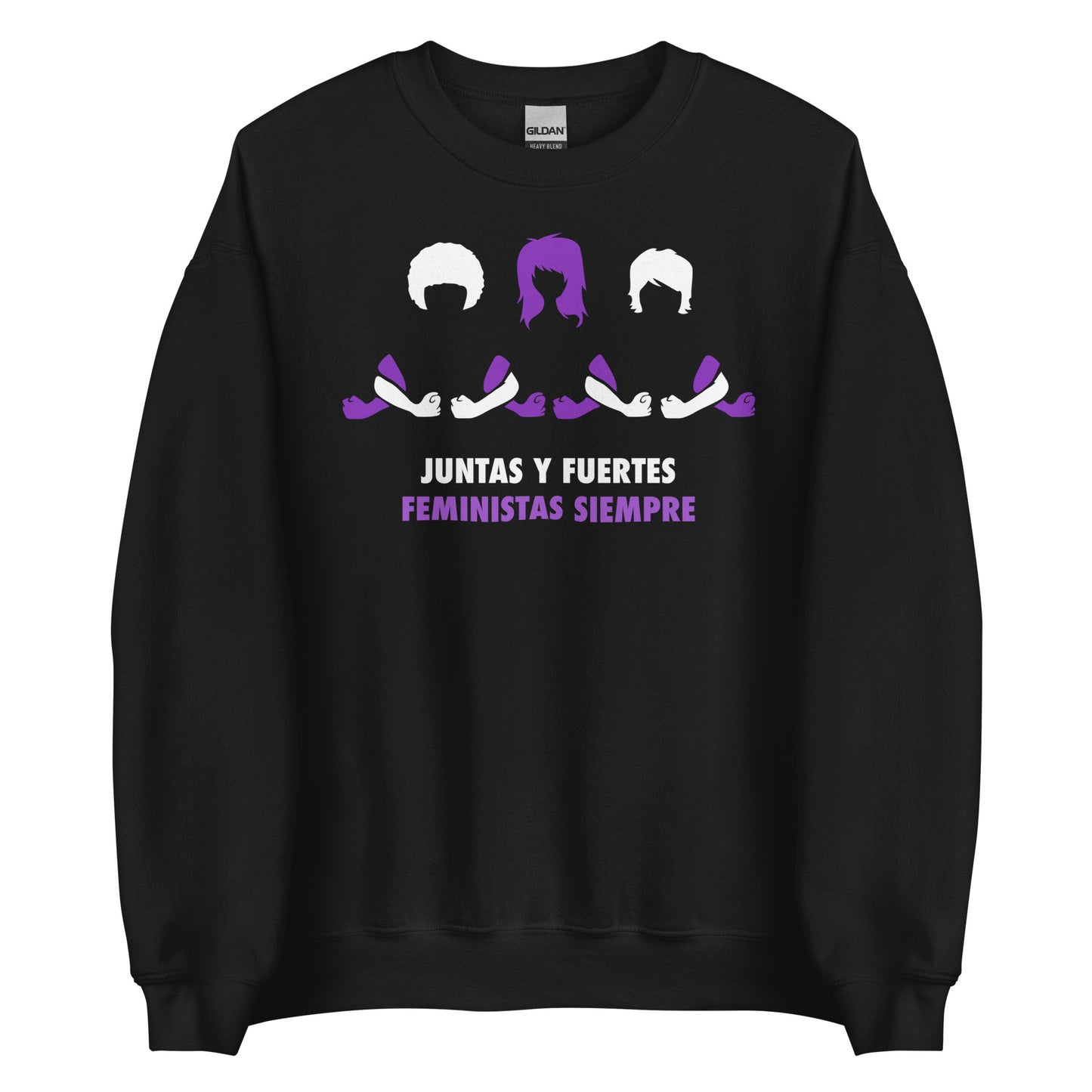 Sudadera Juntas y Fuertes Feministas Siempre