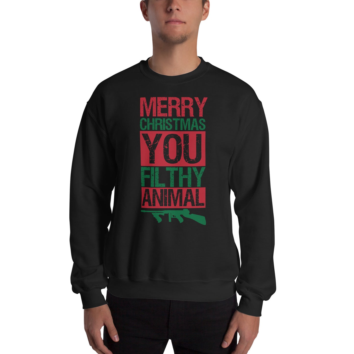 Sudadera Feliz Navidad, Gusano Miserable