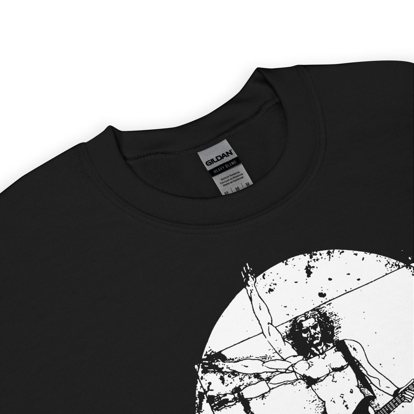 Sudadera Hombre de Vitruvio Guitarrista