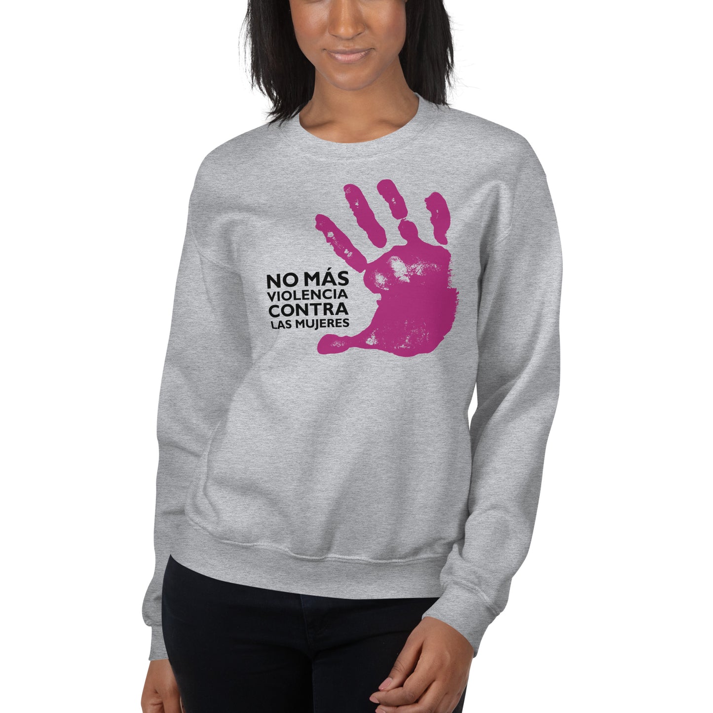 Sudadera No más Violencia contra las Mujeres
