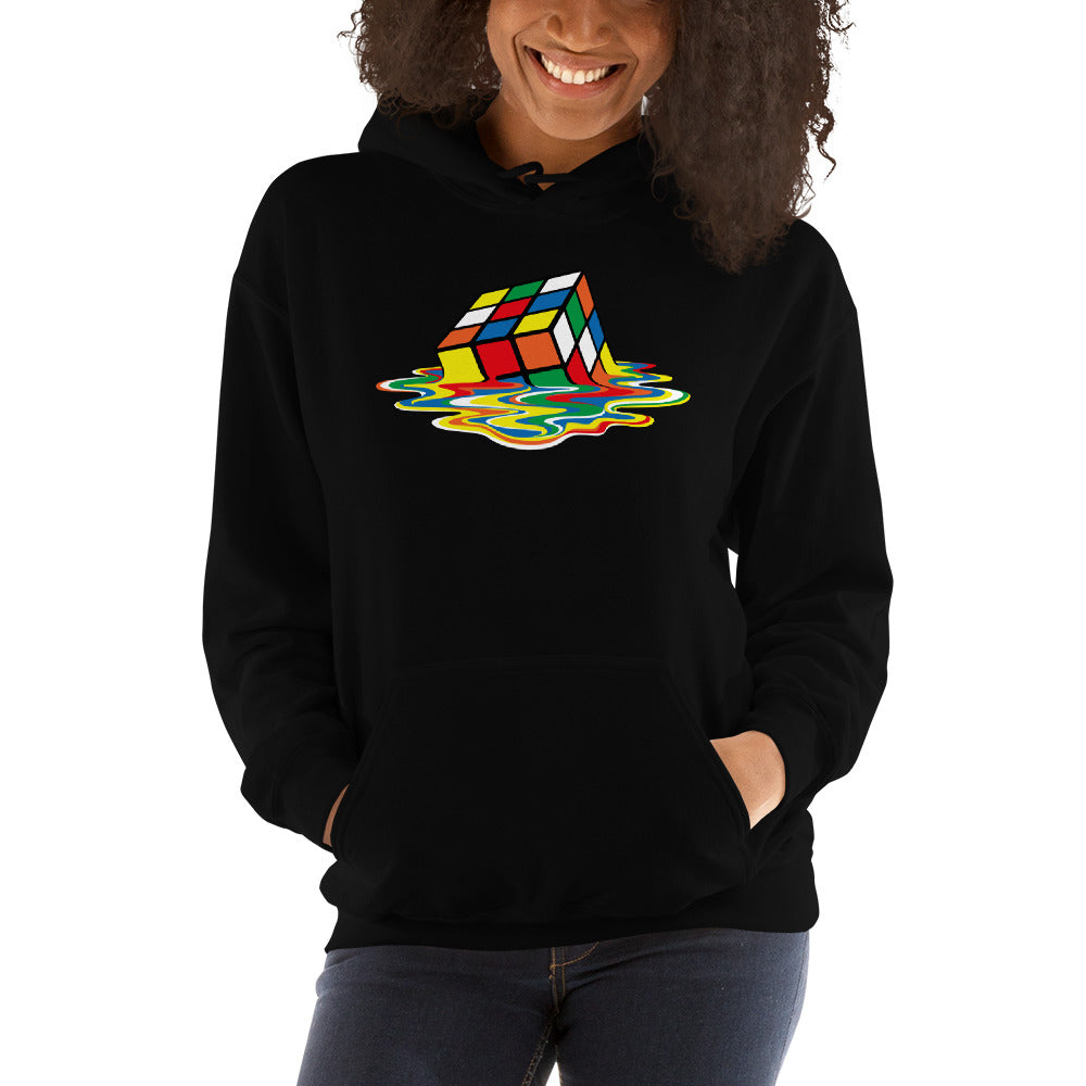 Sudadera Cubo De Rubik Derretido