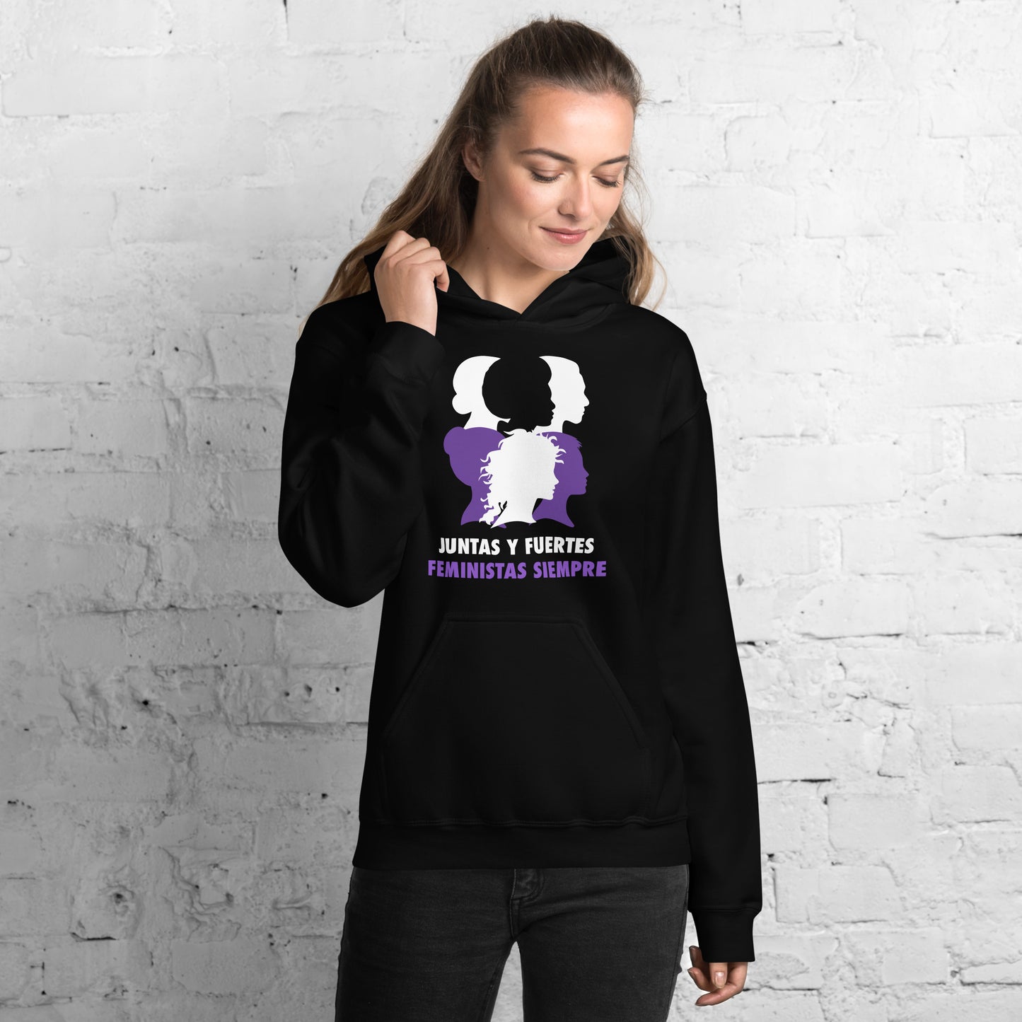 Sudadera Juntas y Fuertes Feministas Siempre