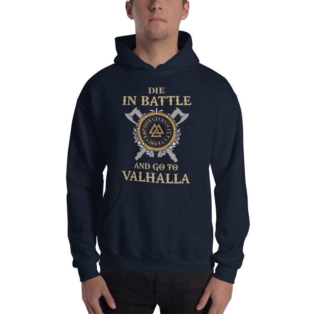 Sudadera Die in Battle and go to Valhalla