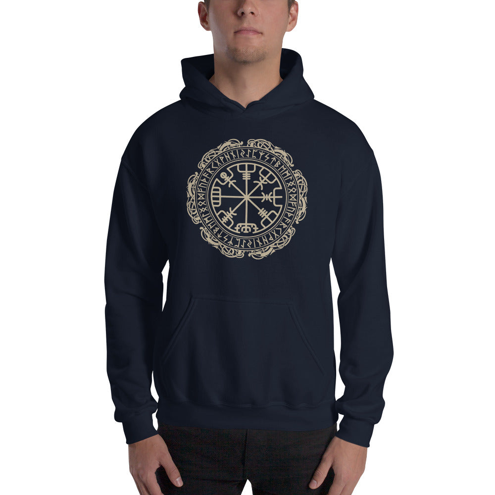 Sudadera Vegvísir - Brújula Vikinga