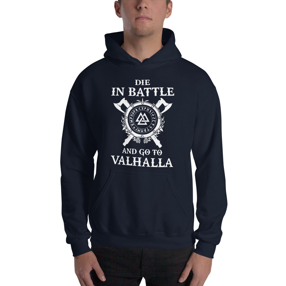 Sudadera Die in Battle and go to Valhalla