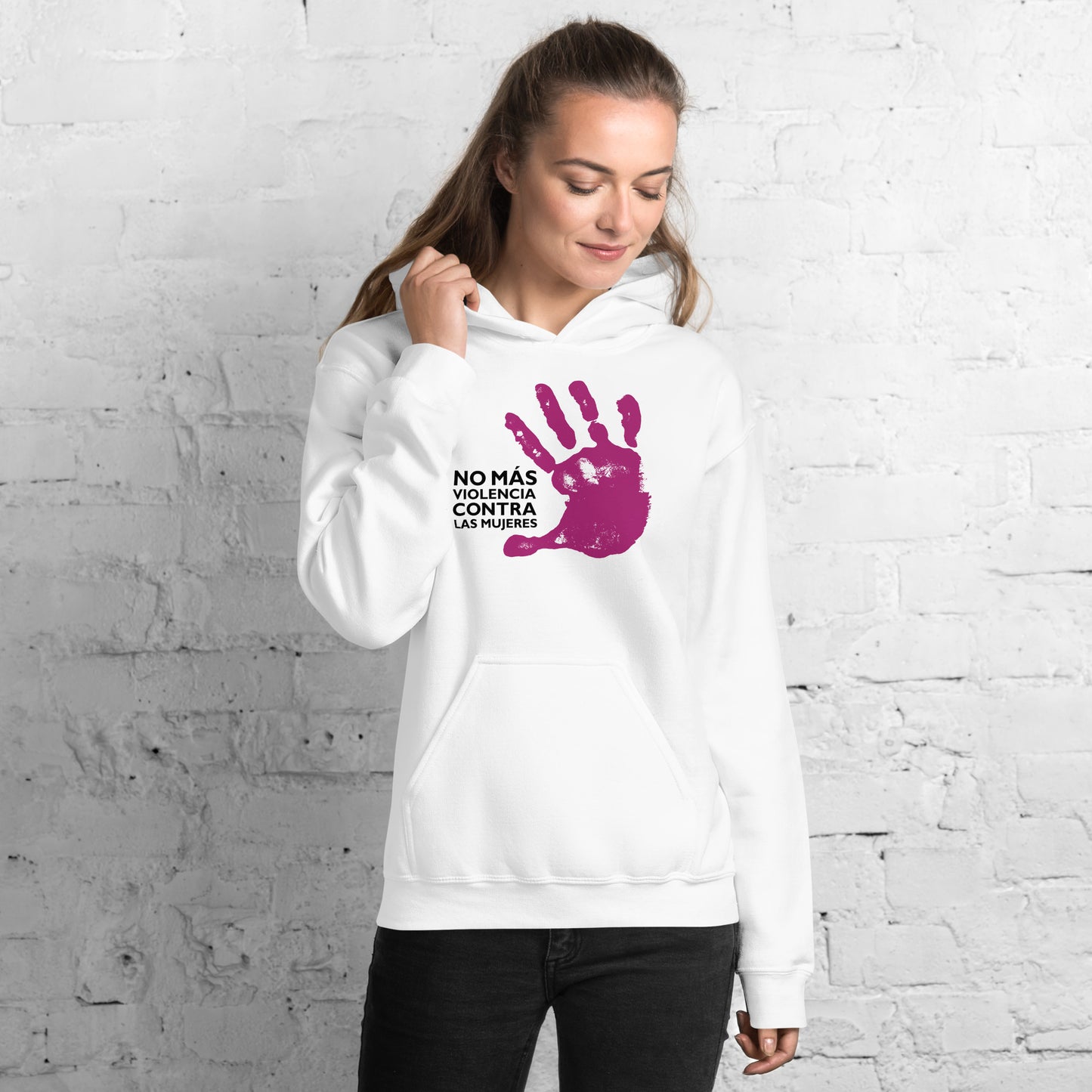 Sudadera No más Violencia contra las Mujeres