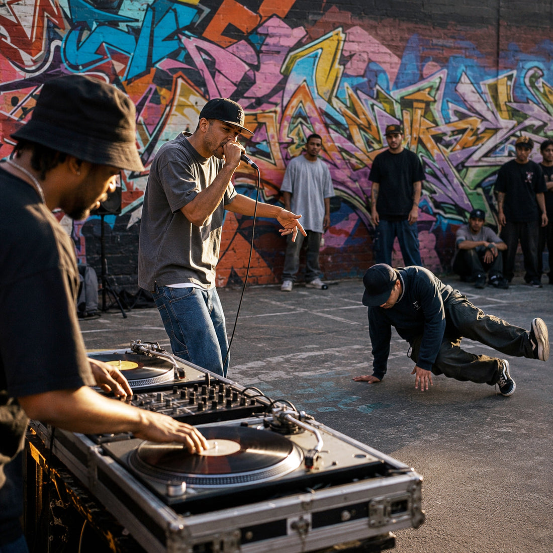 Los 4 elementos del hip hop: Rap, DJ, graffiti y breakdance
