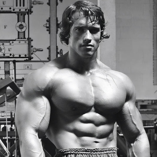 Arnold Schwarzenegge en el gym
