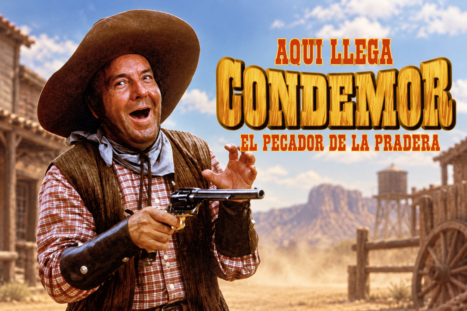 Chiquito de la Calzada en Aquí llega Condemor, el pecador de la pradera