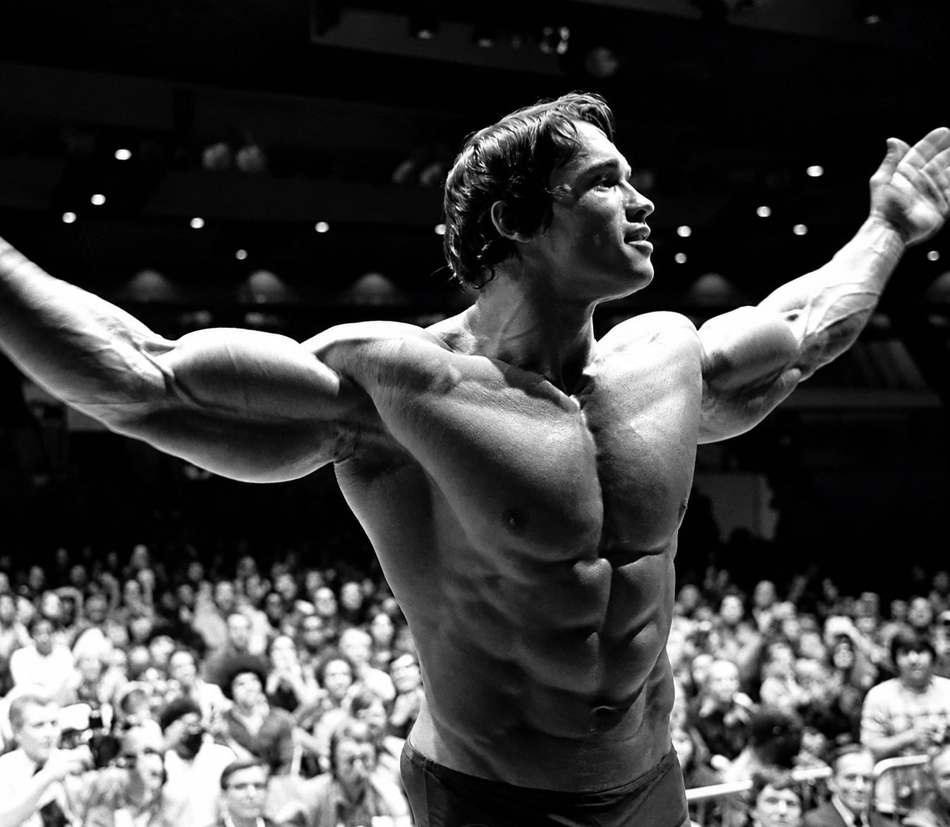 Arnold Schwarzenegger en Mr. Olympia 1974
