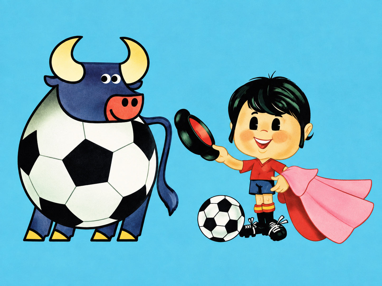 Brindis y Toribalón, mascotas candidatas del Mundial de Fútbol España 82