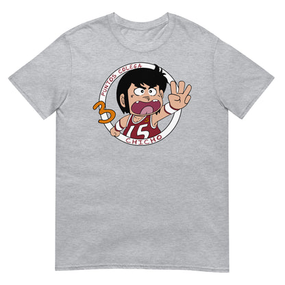 camiseta 3 puntos colega chicho terremoto gris