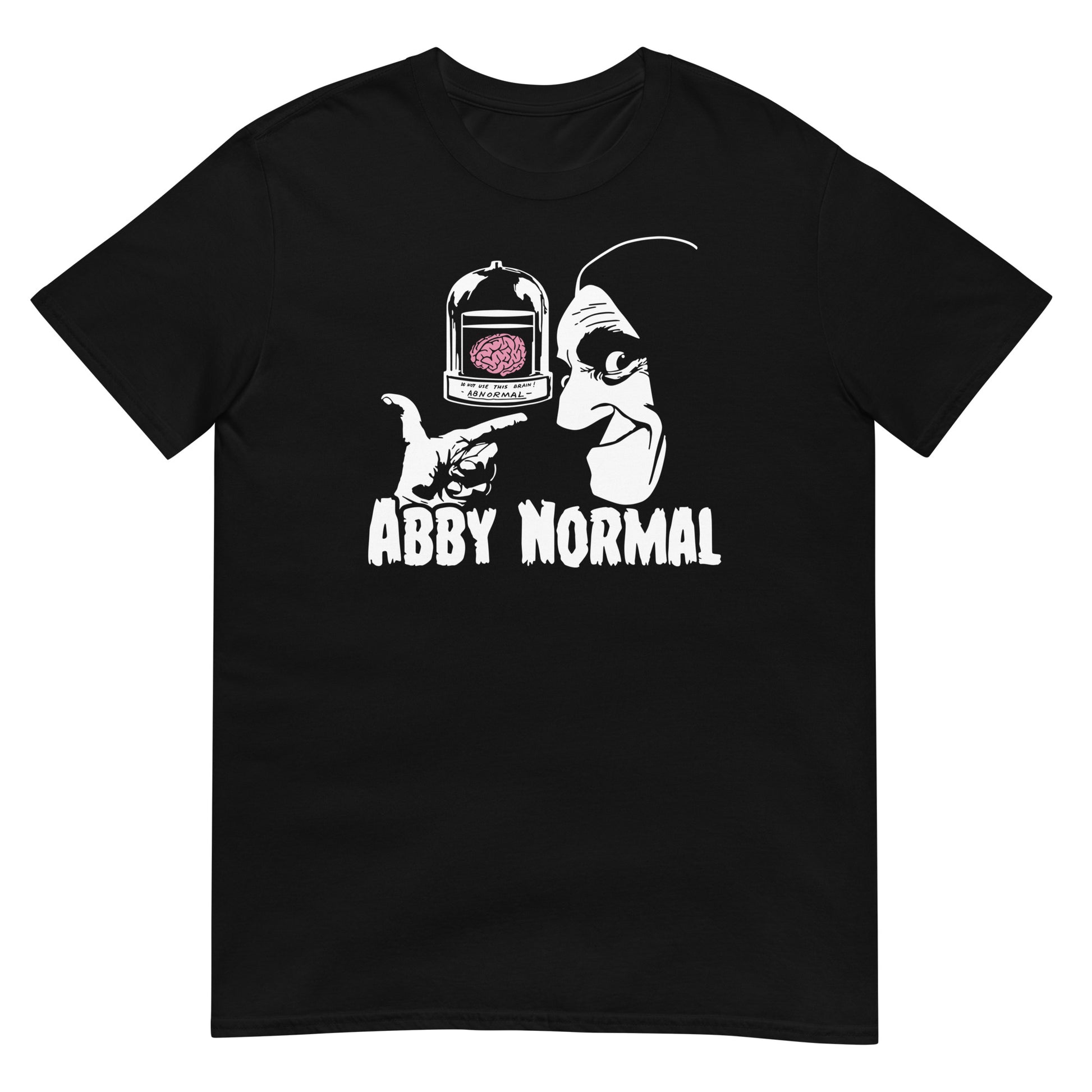 camiseta abby normal igor el jovencito frankenstein negra