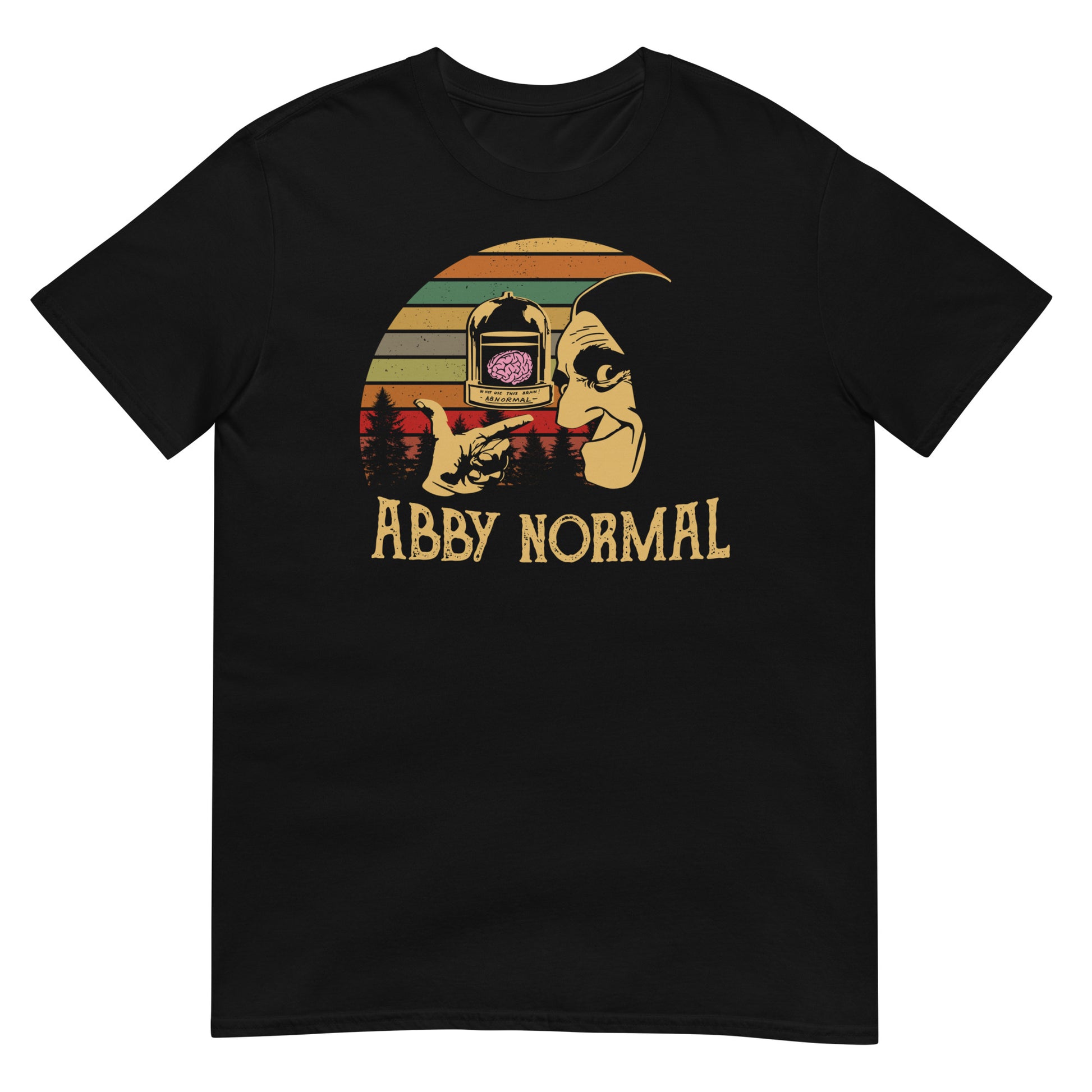 camiseta abby normal igor el jovencito frankenstein negra