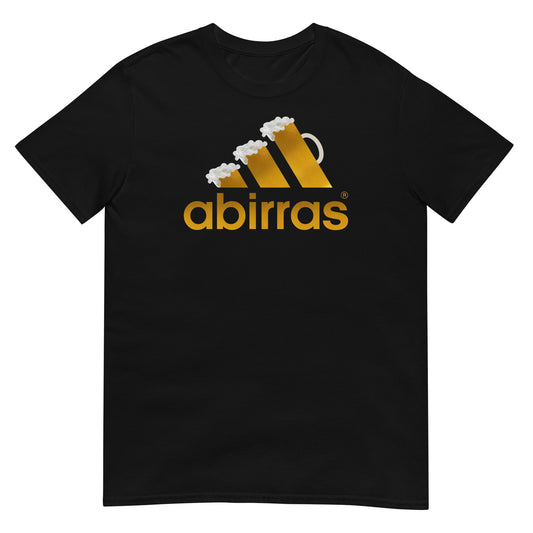 camiseta abirras cerveza adidas en color negro