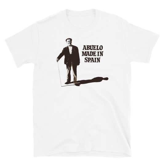 camiseta abuelo made in spain paco martinez soria en color blanco