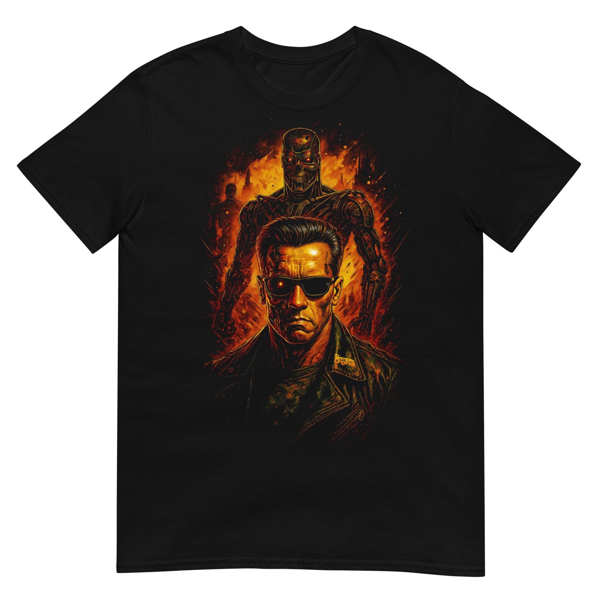 camiseta terminator t-800 negra