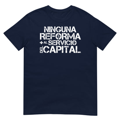 camiseta anticapitalista azul marino