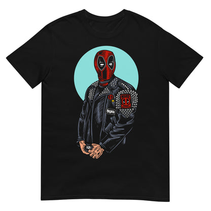camiseta deadpool punk negra