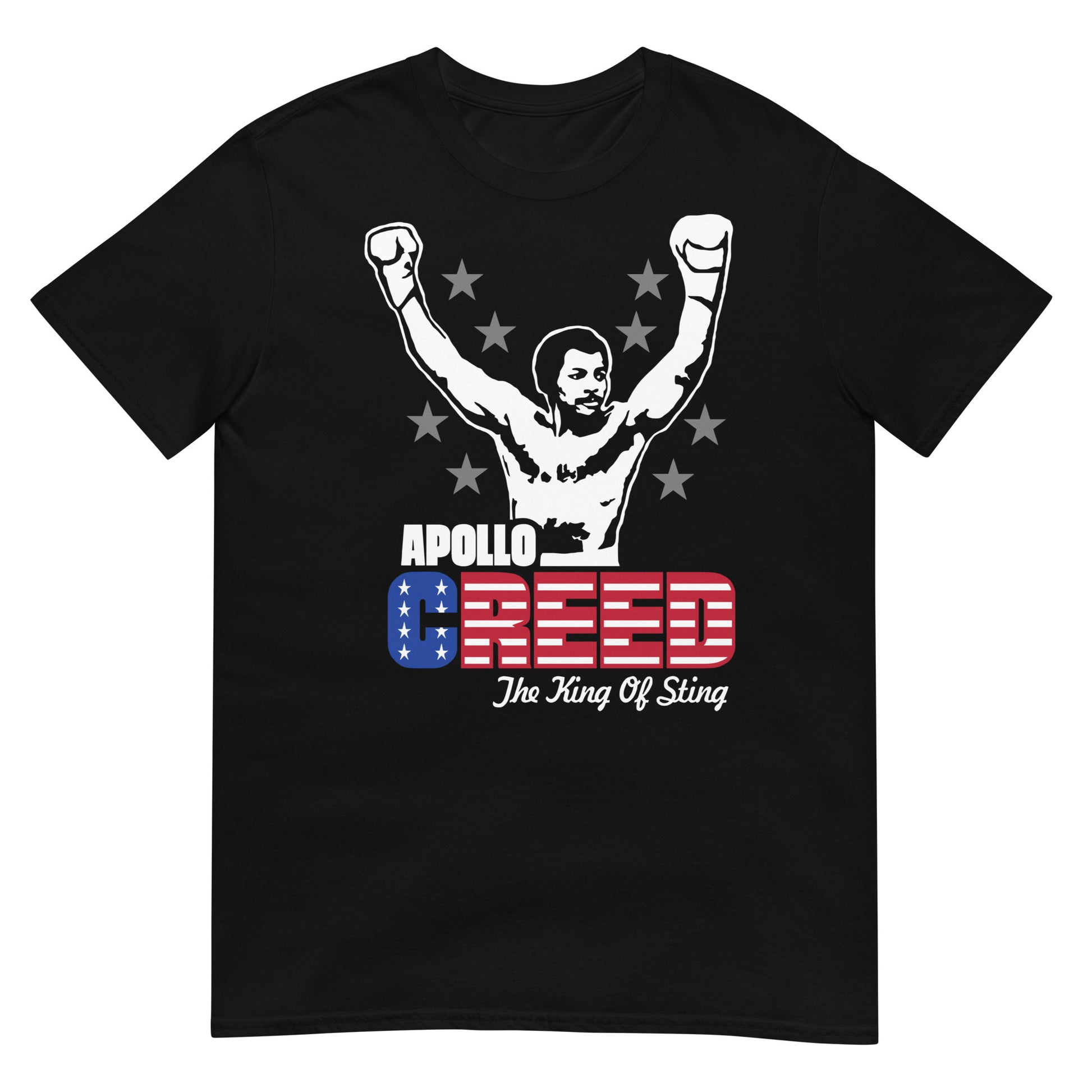 camiseta apollo creed boxeo rocky negra