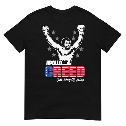 camiseta apollo creed boxeo rocky negra