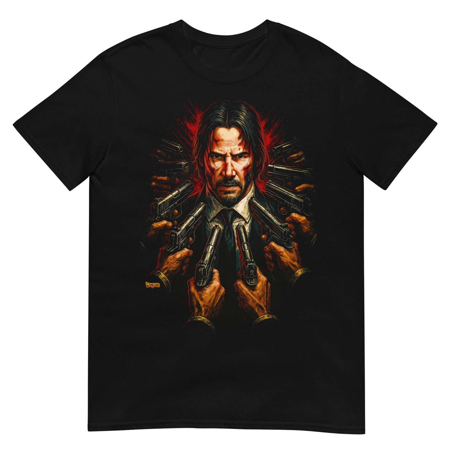 camiseta john wick negra