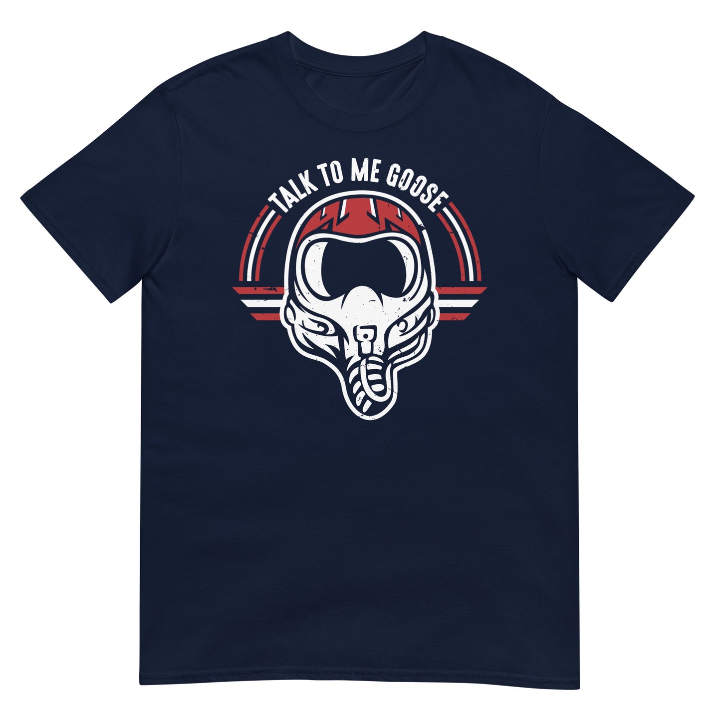 camiseta top gun talk to me goose azul marino