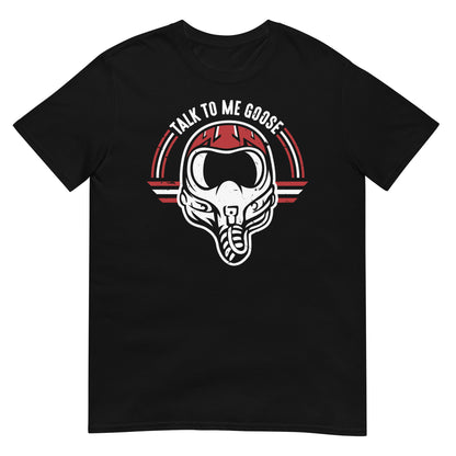 camiseta top gun talk to me goose negra