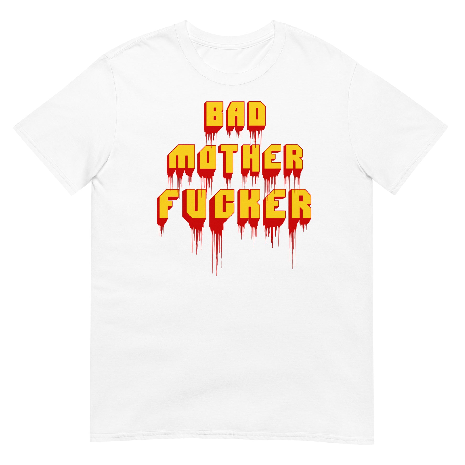 camiseta bad mother fucker pulp fiction blanca
