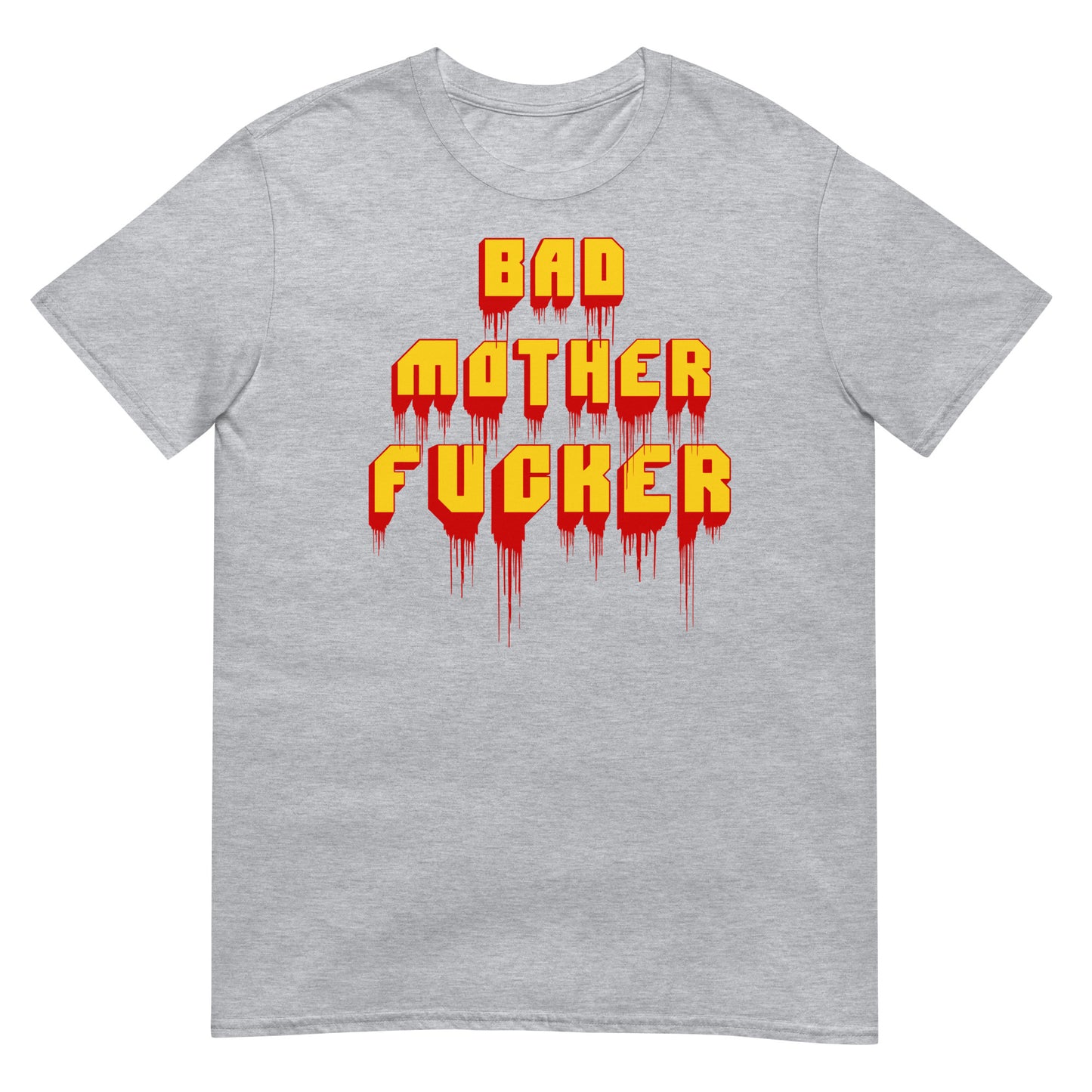 camiseta bad mother fucker pulp fiction gris