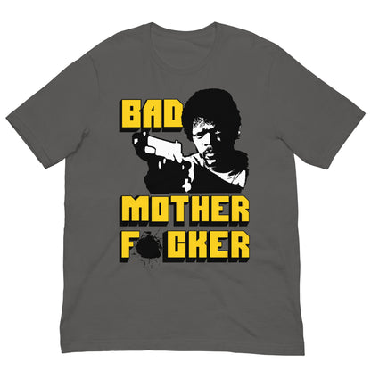 camiseta bad mother fucker pulp fiction gris