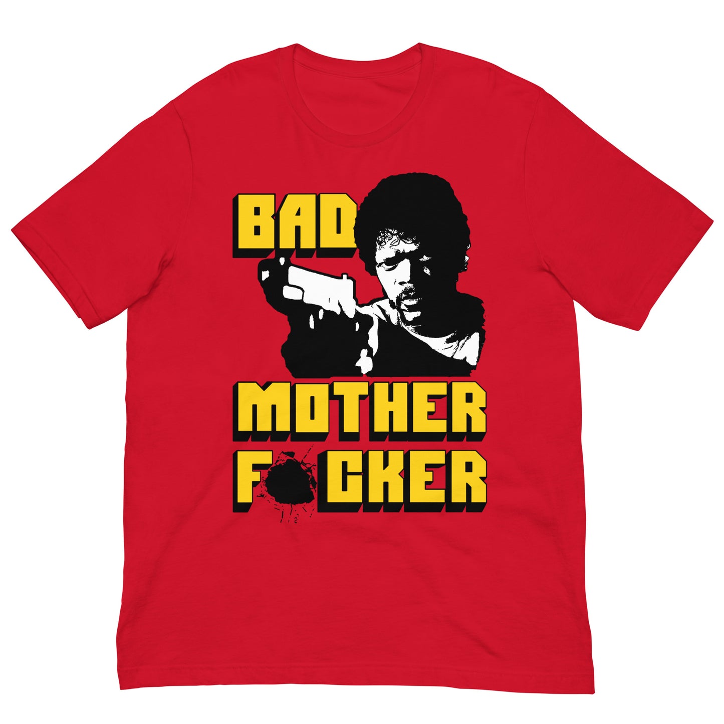 camiseta bad mother fucker pulp fiction roja