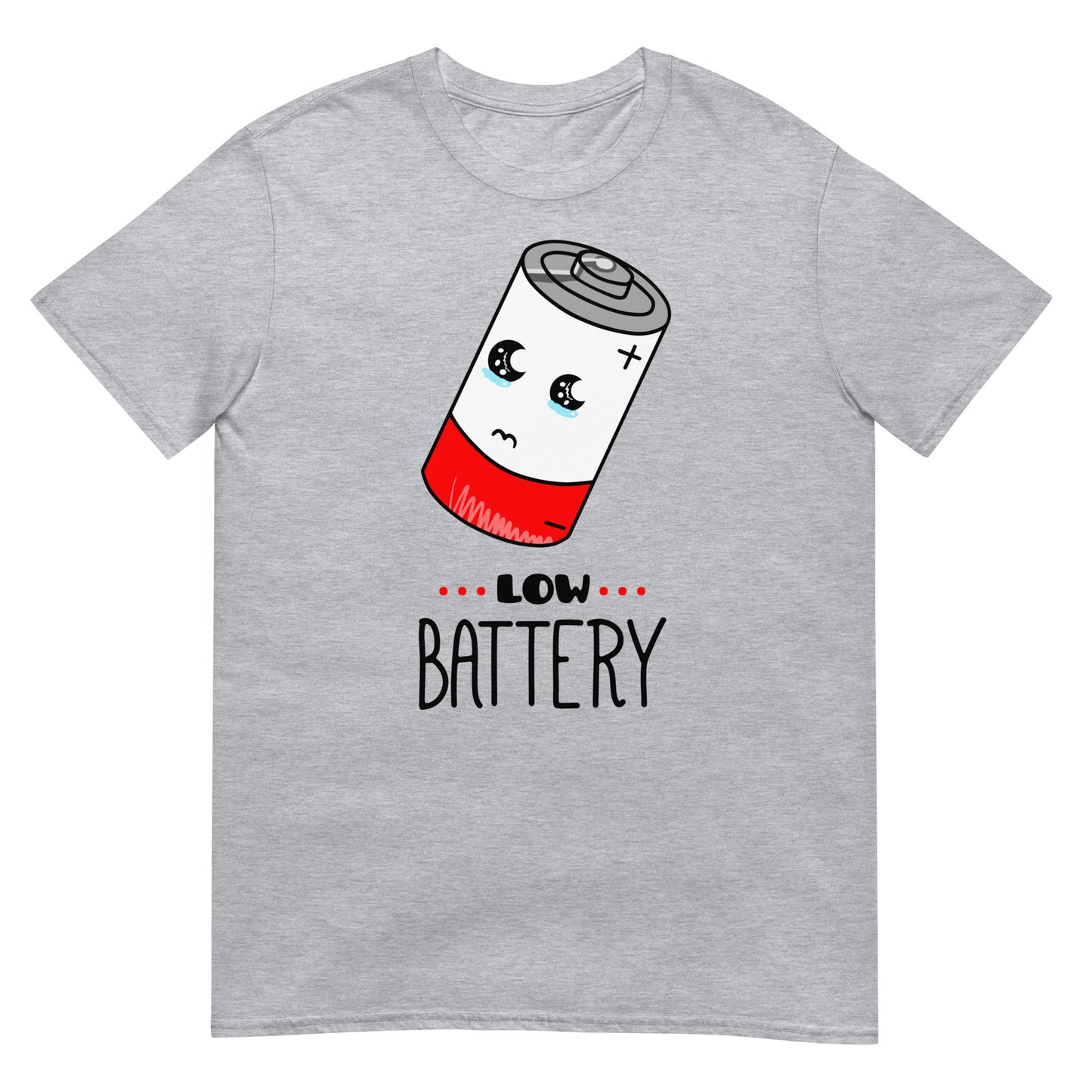 camiseta bateria baja en color gris