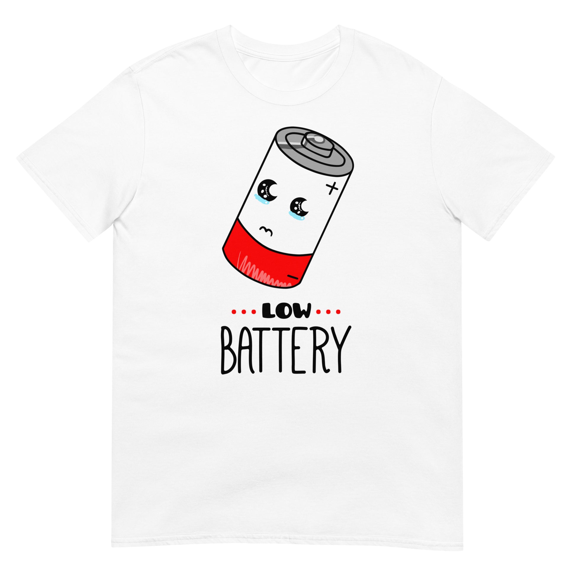 camiseta bateria baja en color blanco