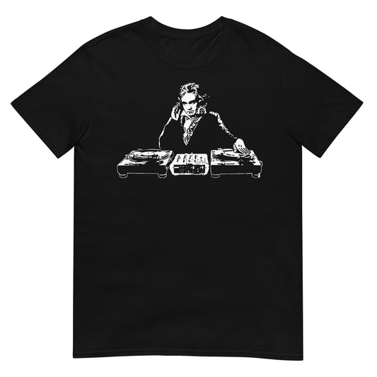 camiseta beethoven dj negra