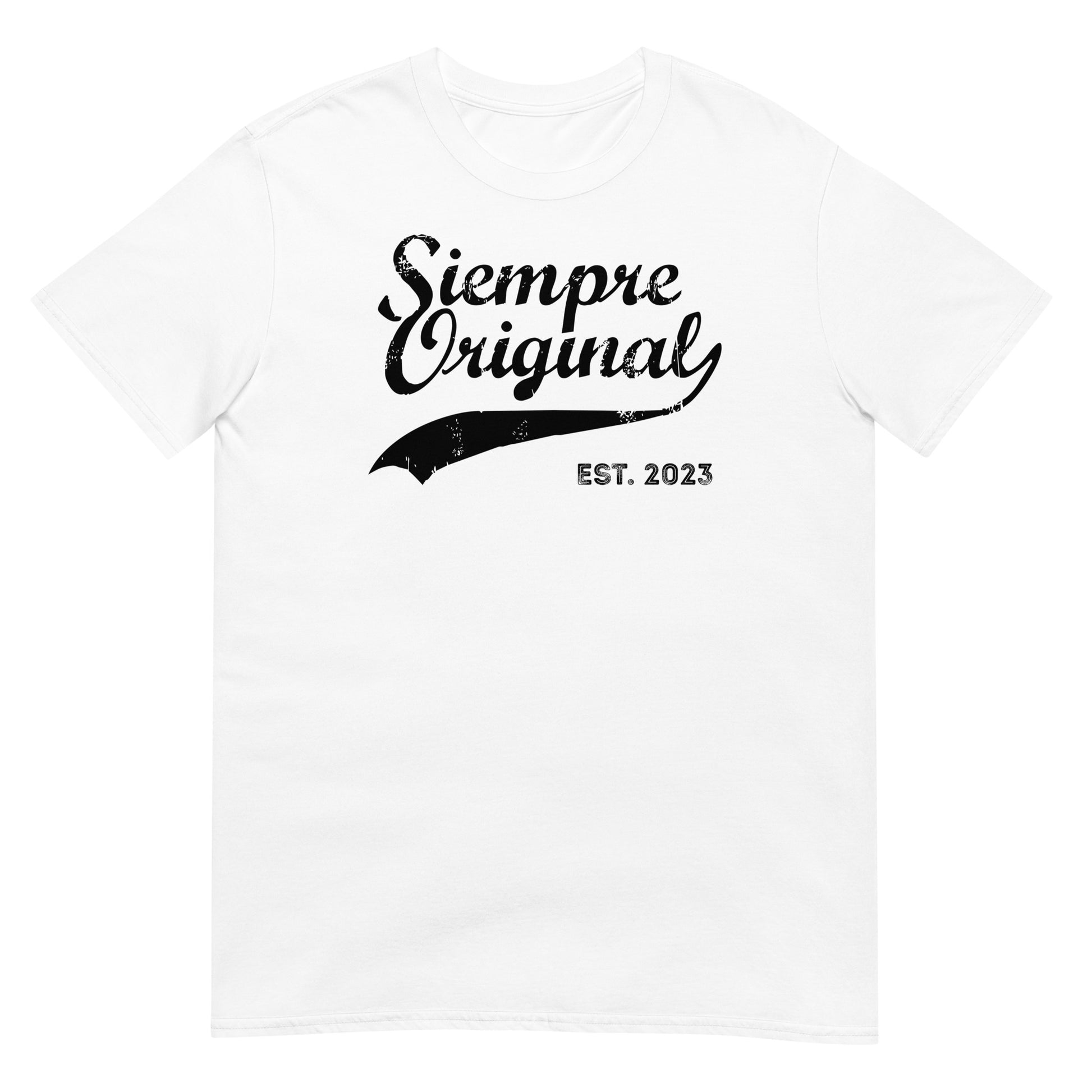 camiseta beisbol retro siempre original blanca