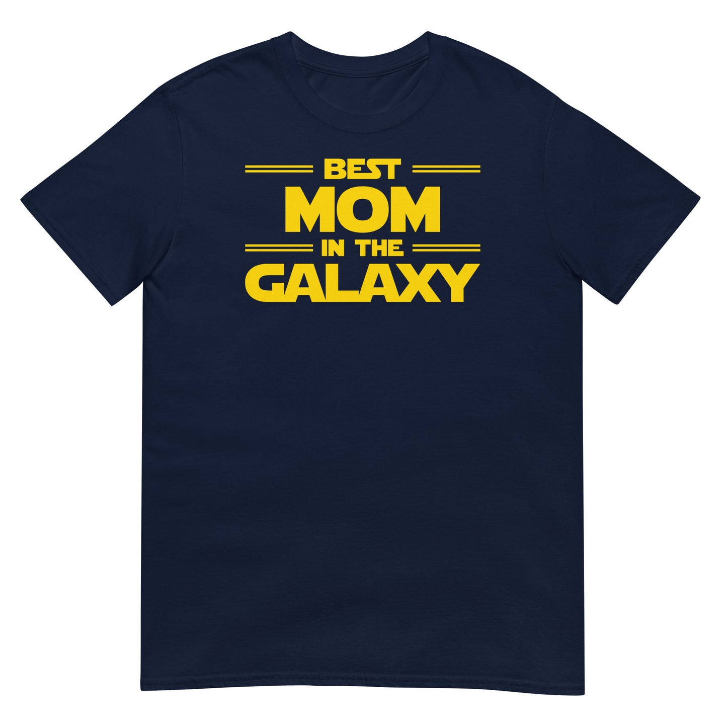 camiseta best mom in the galaxy azul marino