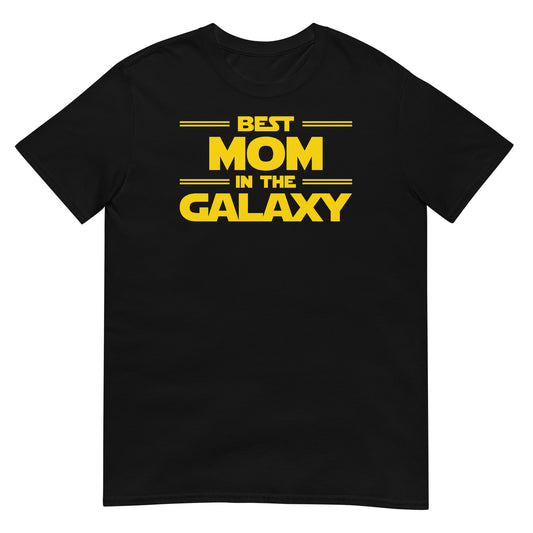 camiseta best mom in the galaxy negra