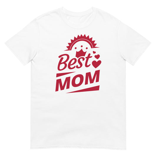 camiseta best mom blanca
