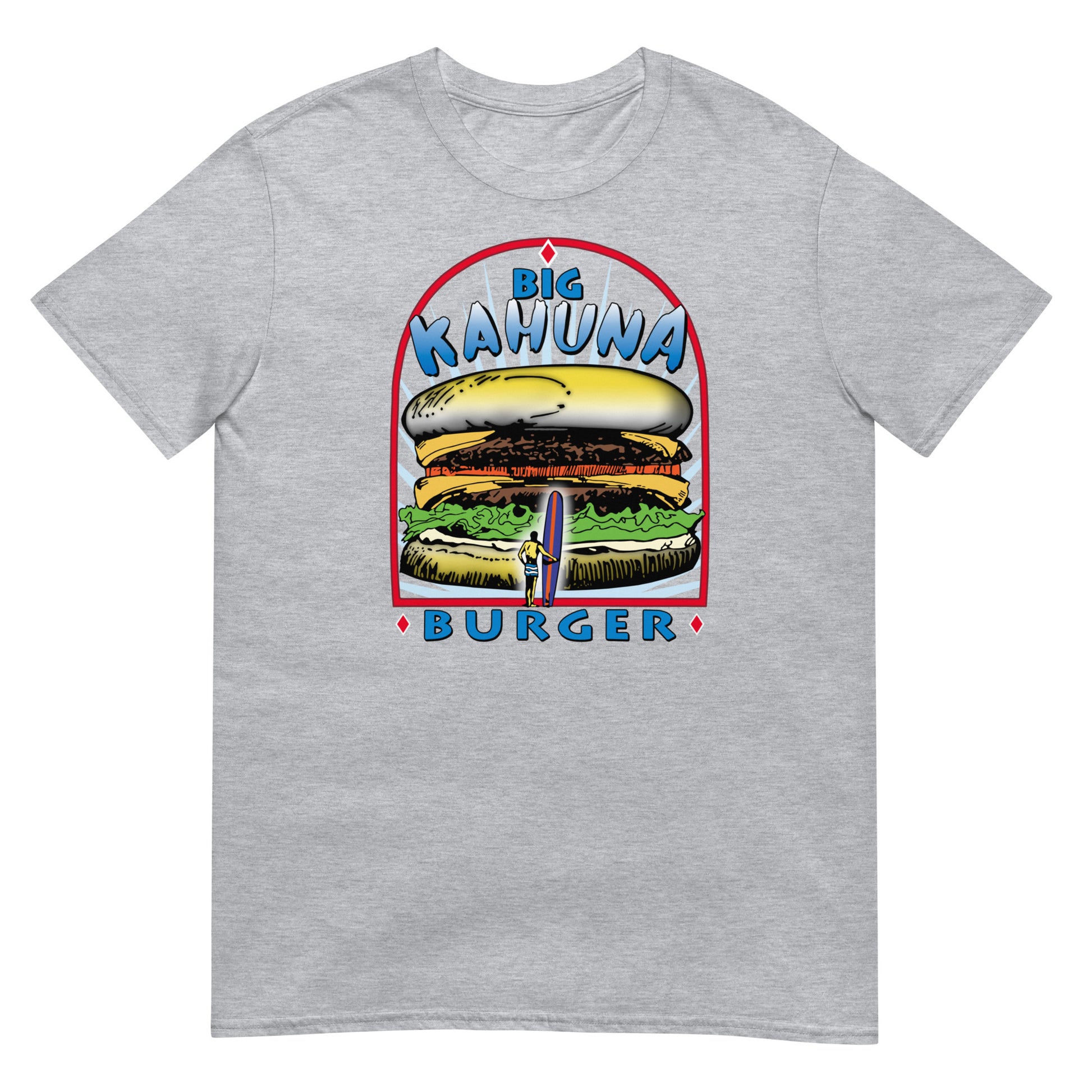 camiseta big kahuna burger pulp fiction gris