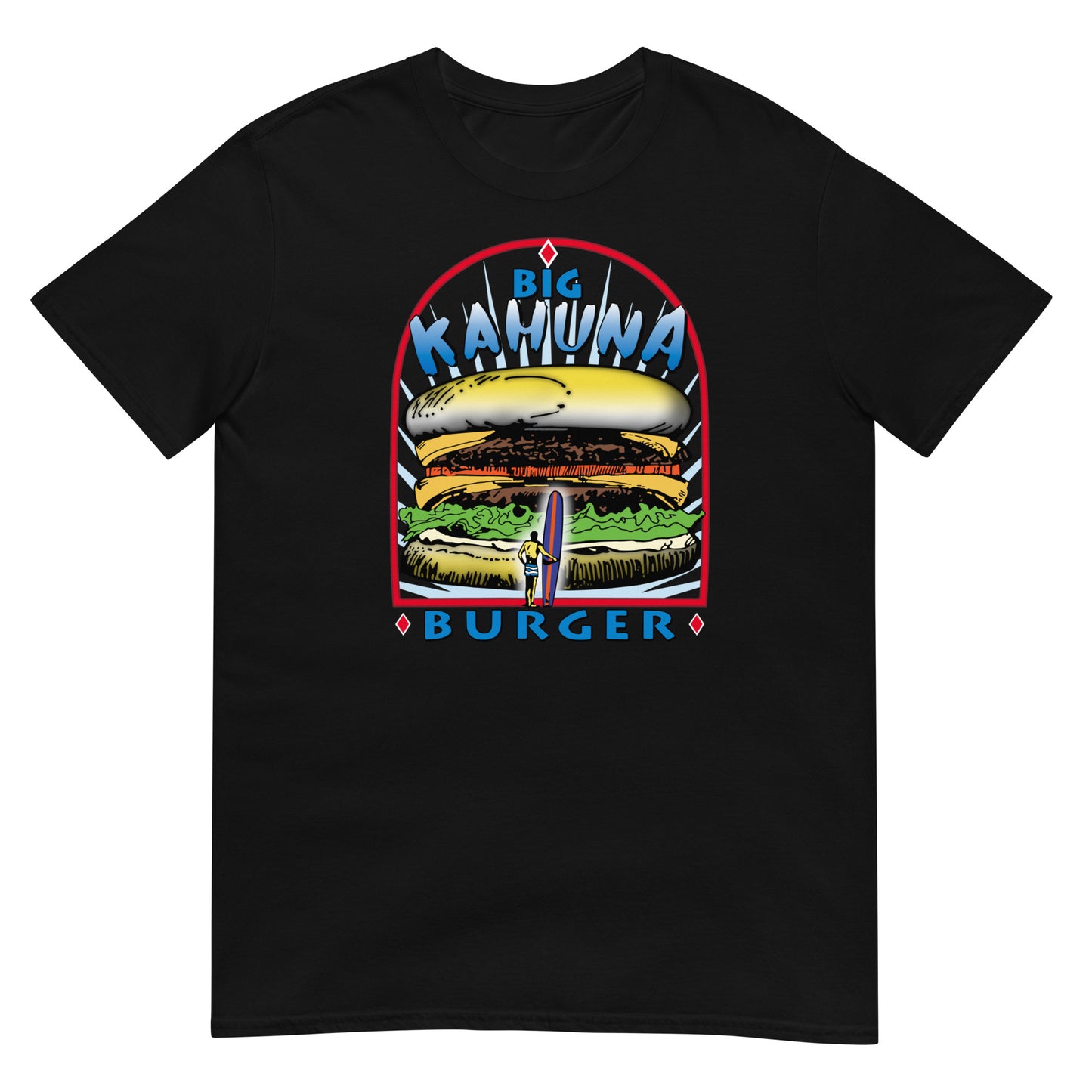 camiseta big kahuna burger pulp fiction negra