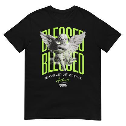 camiseta blessed angel siempre original urban en color negro