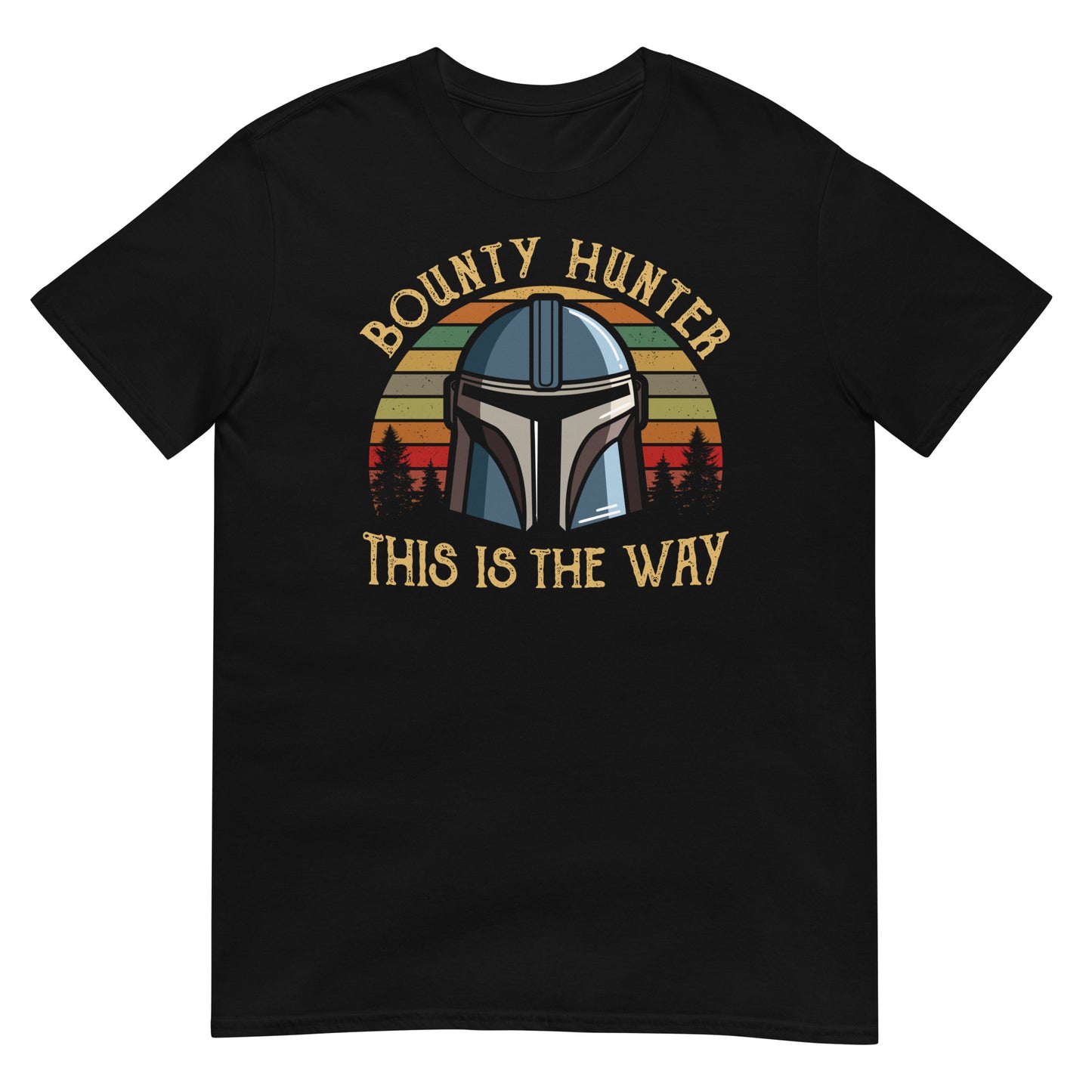 camiseta bounty hunter this is the way mandalorian negra
