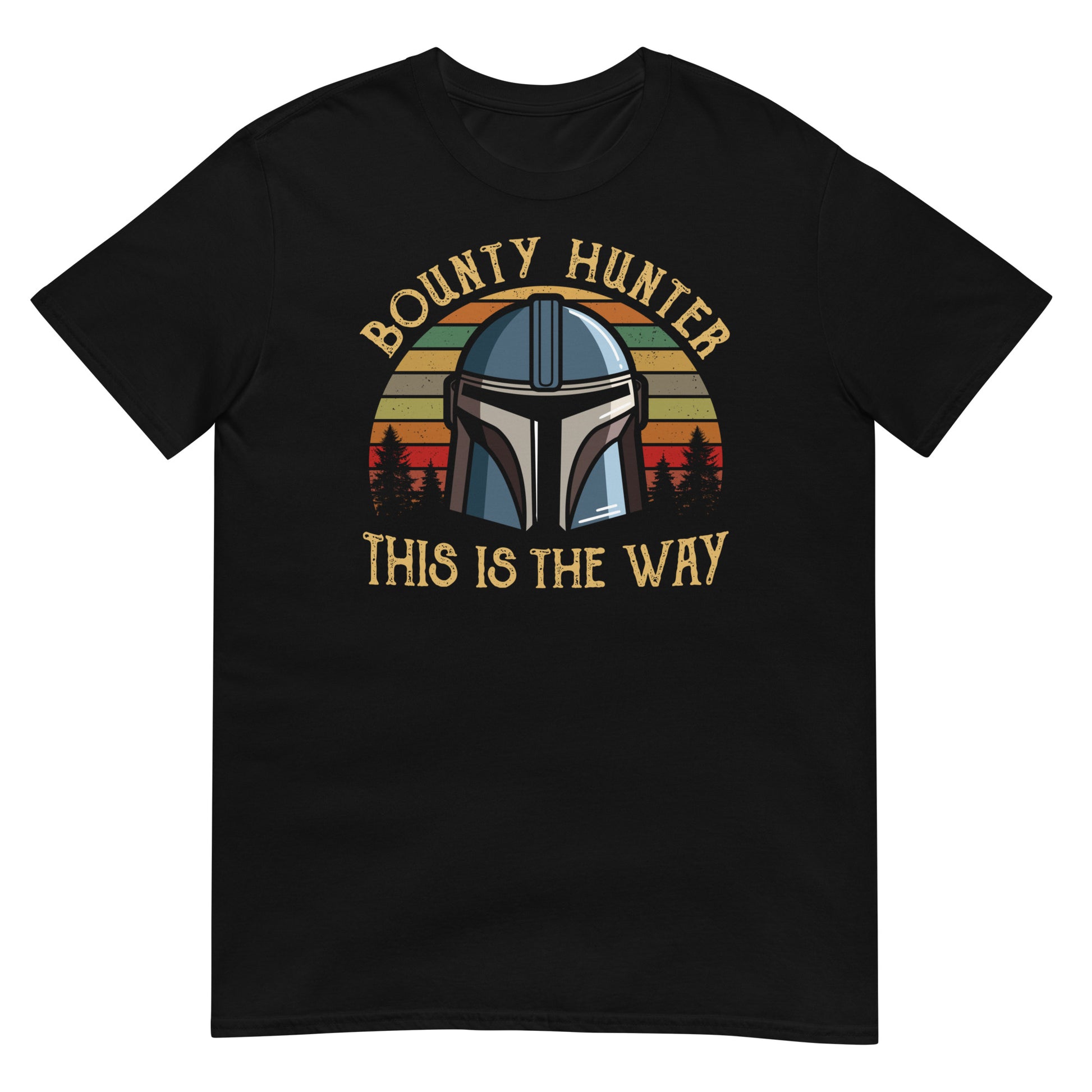 camiseta bounty hunter this is the way mandalorian negra