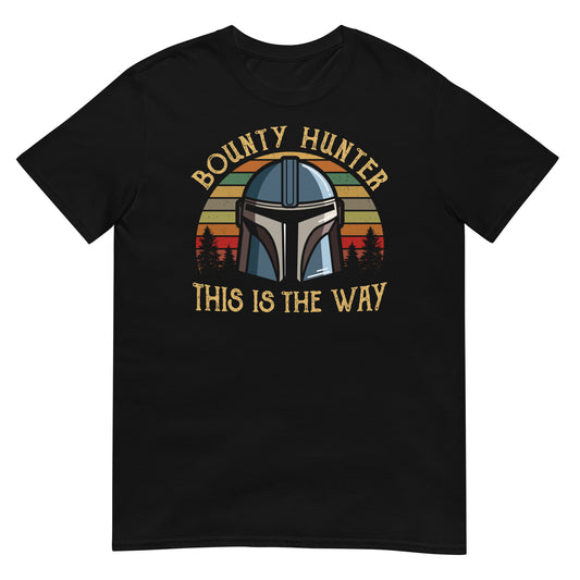 camiseta bounty hunter this is the way mandalorian negra