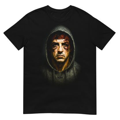 camiseta rocky balboa boxeo negra