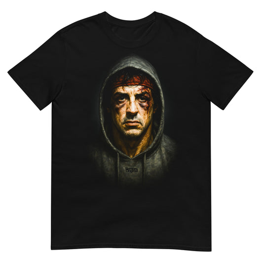 camiseta rocky balboa boxeo negra