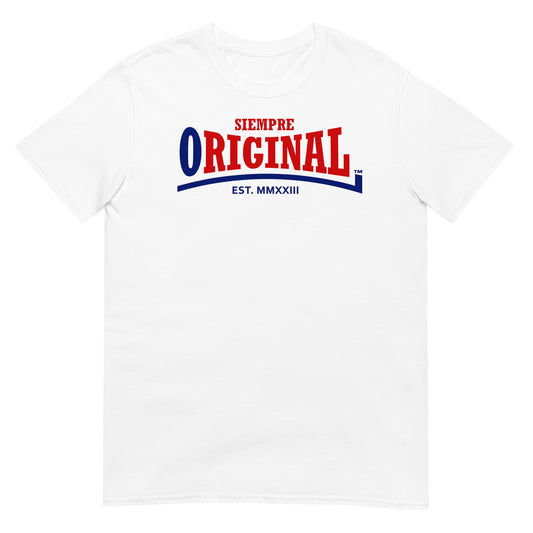 camiseta boxing siempre original retro blanca