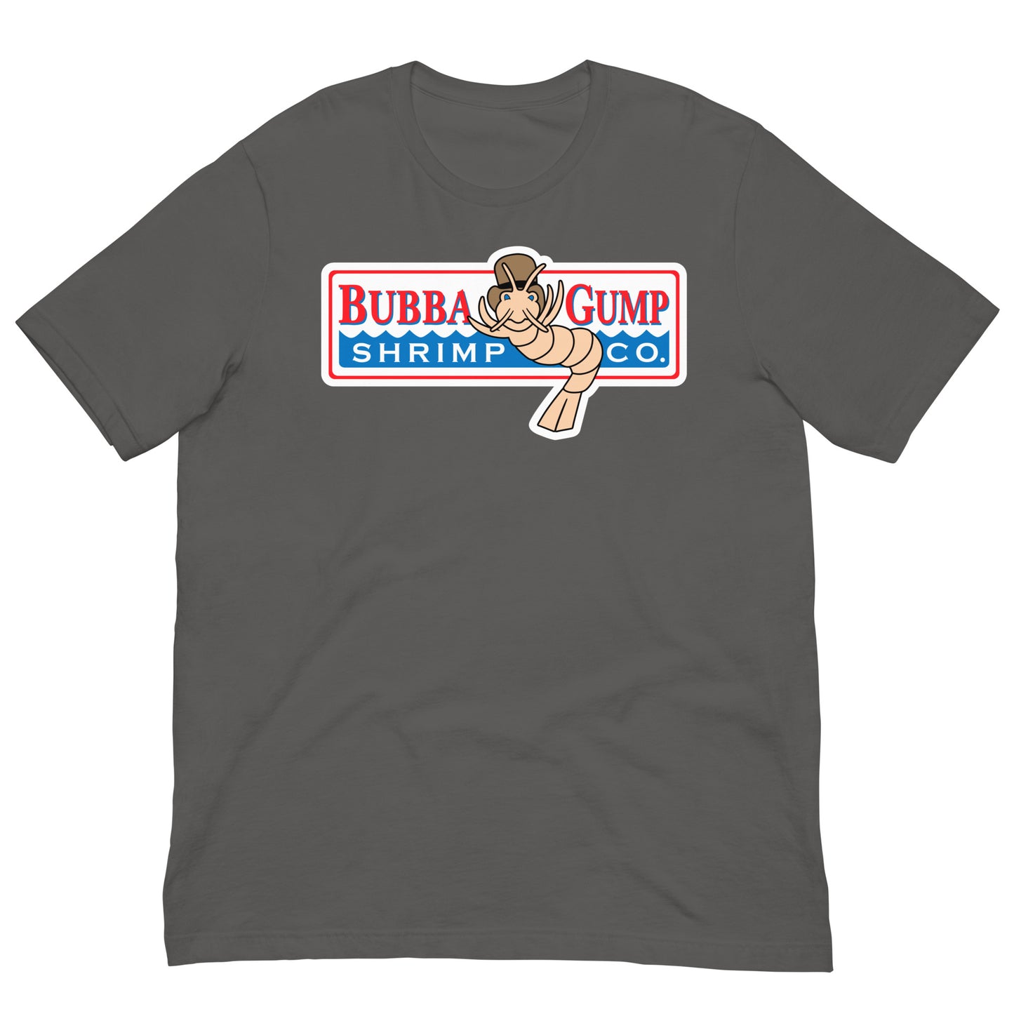 camiseta bubba gump forrest gump gris