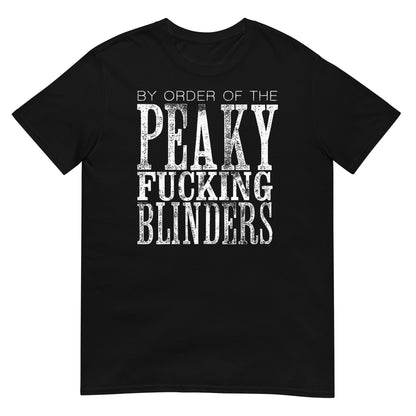 camiseta by order of the peaky fucking blinders  negra